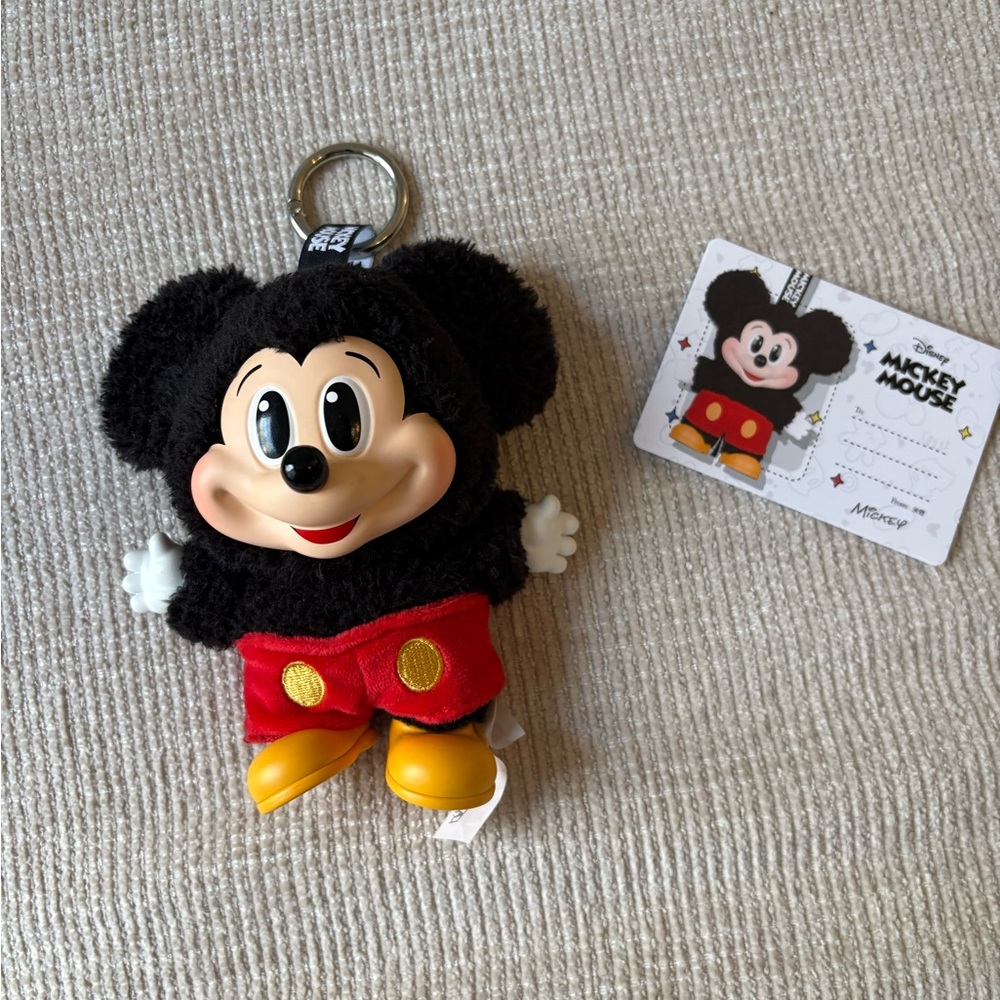 Popmart Mickey and Family Mickey Mouse Plush Keychain